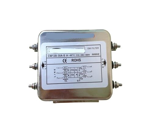مرشح الطاقة مرشح ثنائي القطب ثلاثي الطور 380V30A CW12B-30A-S in Kuwait