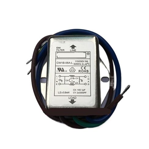 مرشح طاقة AC 6A أحادي الطور CW1B-06A-L بحافة كبيرة in Kuwait