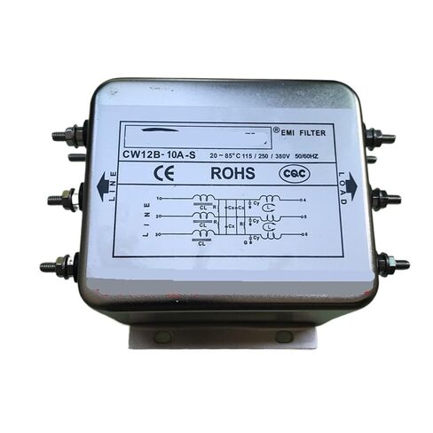 380V 60A Power Filter Bipolar Filter CW12B-60A-S Three-Phase Dedicated(CW12B-20A-S) in Saudi Arabia