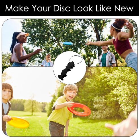 Disc Doctor, Disc Golf Repair Tool, Portable Repair Tools for Discs with Key Ring, Used for Scratch Stain Repairs and Polishing in Kuwait