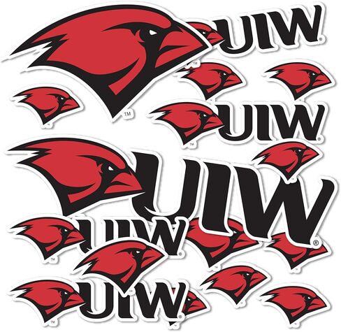 ملصق كلمة جامعة صبار الصحراء المتجسد UIW Cardinals شارات الفينيل زجاجة مياه للكمبيوتر المحمول سجل قصاصات السيارة T1 (النوع 1-1) in Kuwait