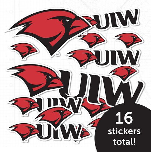 ملصق كلمة جامعة صبار الصحراء المتجسد UIW Cardinals شارات الفينيل زجاجة مياه للكمبيوتر المحمول سجل قصاصات السيارة T1 (النوع 1-1) in Kuwait