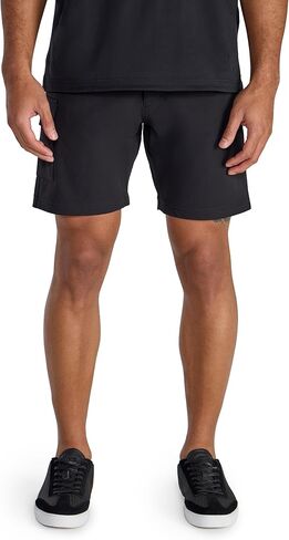شورت BYLT Basics Ripstop للرجال - جيب كارجو، خصر مرن برباط، نسيج نايلون مطاطي، درزة داخلية 7.5 سم، للاستخدام الخارجي وكاجوال in Kuwait