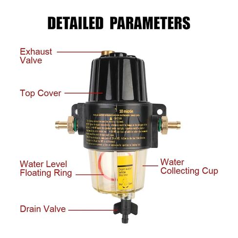 UF-10K Filter Oil Water Separator Yacht Gasoline Engine Outboard Motor Fuel Tank Fuel Filter in Saudi Arabia