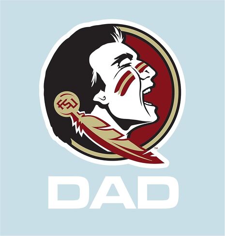 ملصق Craftique Florida State Seminoles (ملصق SEMINOLE DAD (5")، 5 بوصات) in Kuwait