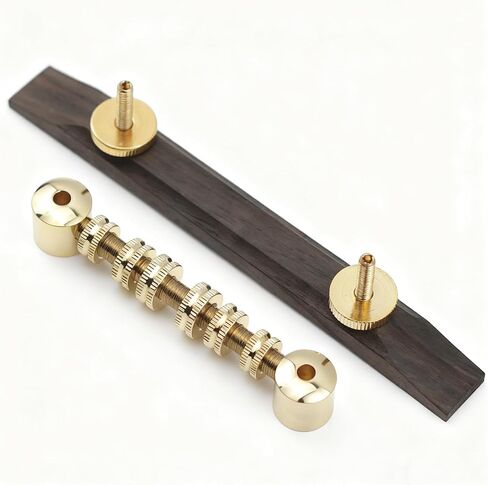 Stainless Steel Space Control Adjustable Roller Guitar Bridge Ebony Base Electric Guitar Replacement Chrome in Kuwait
