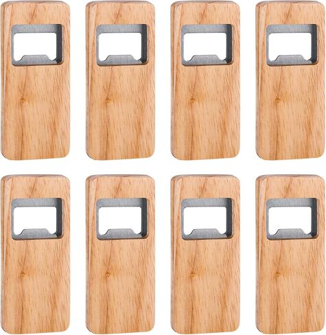 Framendino, 8 Pack Wood Bottle Openers Blanks Wooden Handle Engraving for Home Wedding Party Gift DIY Crafts in Saudi Arabia