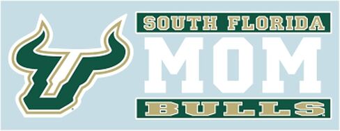 Craftique South Florida Decal (USF Bulls MOM Decal (6''), 6 in) in Kuwait