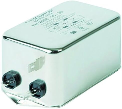 FN2090-30-08 مرشح خط الطاقة متعدد المراحل EMI 0 هرتز إلى 400 هرتز 30A 250VAC تركيب شفة ملولبة in Kuwait