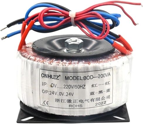 200 واط مخرج طاقة حلقية مصنف 200 واط 200 فولت أمبير مزدوج AC24V حلقة نحاسية AC220V لمكبر الصوت in Saudi Arabia