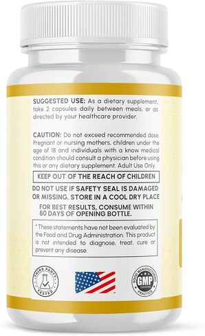 (2 Pack) Glycocept Capsules, Official Glycocept Pills with All Natural Ingredients, Advanced Capsules Health and Wellness Vitamin Supplement for Maximum Strength Multivitamin Supports (120 Capsules) in Kuwait