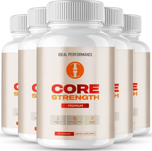 Core Strength Supplement Pills, Core Strength Capsules - All Natural Formula to Fortify Bones, Movement & Bolster Flexibility, CoreStrength Premium Health & Wellness Support Reviews (5 Pack) in Kuwait