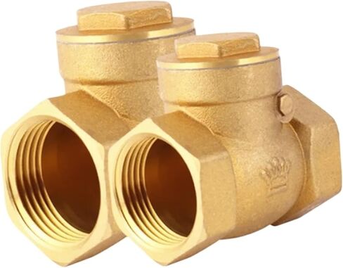 Brass wire mouth horizontal non-return valve Full Copper female thread swing check valve 1/2" 3/4" 1" 1-1/4" 1-1/2" 2"(DN20) in Kuwait