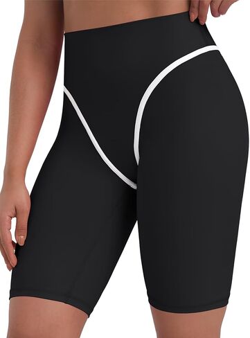 Sunzel 9" Long Biker Shorts for Women High Waist Tummy Control No Front Seam Squat Proof Spandex Bike Workout Yoga Gym Short in Kuwait