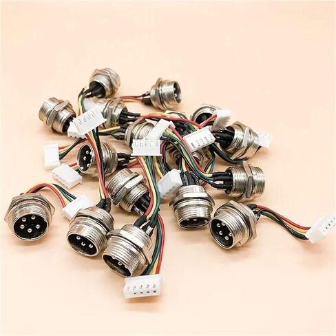GX12/16/20 إلى XH2.54 سلك طرفي M12 الطيران 2-6Pin ذكر كابل محول الرأس موصل 15-30 سنتيمتر 1 قطعة (GX16,300 مللي متر ، 3P) in Kuwait