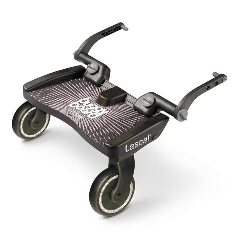 BuggyBoard Maxi Universal Stroller Board, Fits Strollers Including UPPAbaby, Baby Jogger, Bugaboo, No Need for a Double Stroller for Infant and Toddler, Max Weight 66 lbs, Black in Saudi Arabia