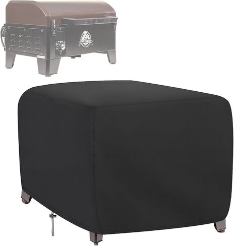 غطاء شواية الطاولة لـ Pit Boss 10697، غطاء مدخن حبيبات خشبية مقاوم للماء لـ Pitboss 10697 شواية خشبية للطاولة، ملحقات شواية خارجية لـ Pit Boss المحمولة 150 بيليه شواية 24 بوصة in Kuwait