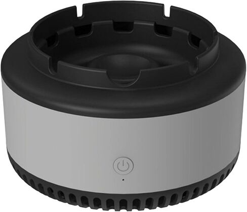 Smokeless Powered Multi 60 Degree Suction Ash Trays Automatic for Office Living Room, Gray in Kuwait