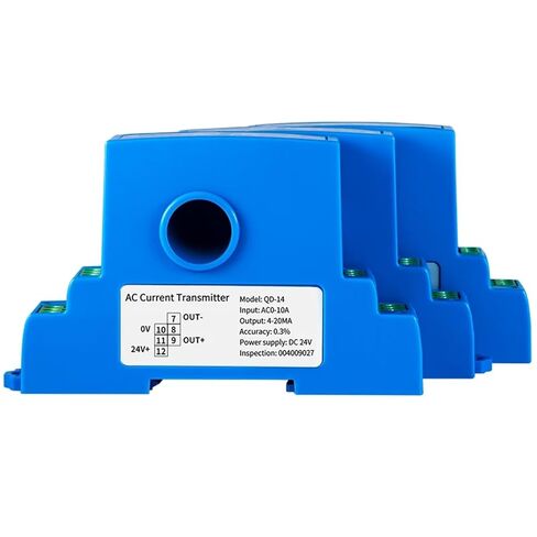 Hall Effect AC Current Transducer 0-10A 0-20A 0-100A 0-150A to 0-5V 0-10V Transmitter 1Pcs(4mm,AC 0-15A,0-10V Output) in Saudi Arabia