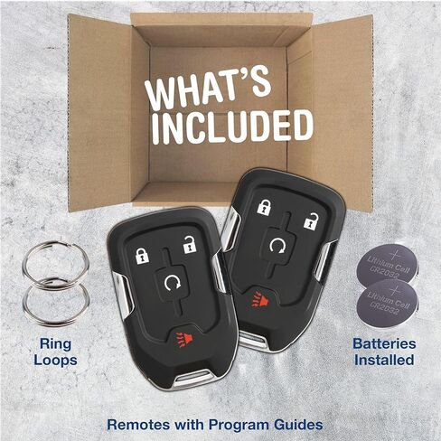 keylessoption دخول بدون مفتاح ابدأ تشغيل مفتاح السيارة الذكي FOB مع مفتاح GMC Terrain 2018-20 HYQ1AA (حزمة 2) in Kuwait