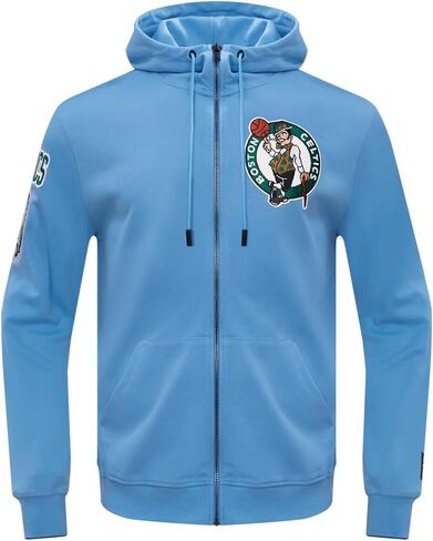 سترة بغطاء رأس بسحاب كامل للرجال من Pro Standard NBA Boston Celtics Classic Chenille باللون الأبيض مقاس 2Xl in Saudi Arabia