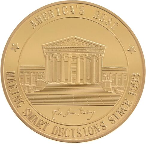 عملة تذكارية روث بادر جينسبيرغ (RBG) تتضمن عملة/حديد مع طلاء ذهب عيار 24 قيراط/تتميز بقاضية المحكمة العليا روث بادر جينسبيرغ in Kuwait