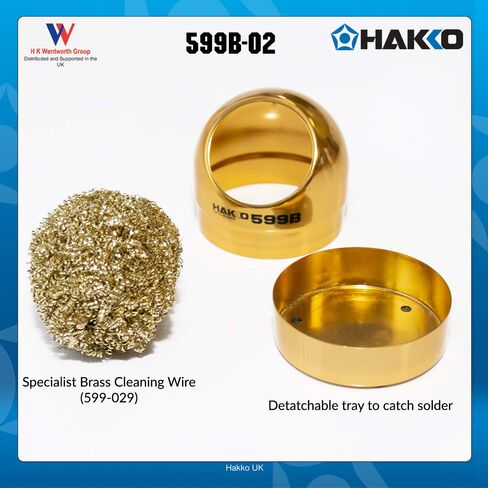 Hakko 599B-02 Solder Tip Cleaning Wire and Holder, 1 PACK in Saudi Arabia