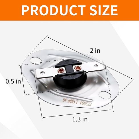 4-Pack 232504 RV Furnace Limit Switch Replacement for Suburban SF-25, SF-30, SF-35 & F Series, Compatible with Suburban 232504, 233532, 525006, High Limit Safety Cutoff Kit in Kuwait