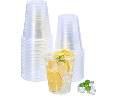 Jaluxing 500 Pack 3.5 OZ Clear Plastic Cups, Small Disposable Mouthwash 3.5 Ounce Bathroom Cups (Formerly FULING) in Kuwait