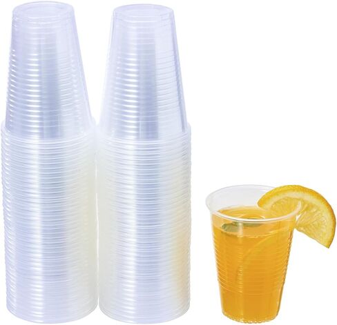 Jaluxing 500 Pack 3.5 OZ Clear Plastic Cups, Small Disposable Mouthwash 3.5 Ounce Bathroom Cups (Formerly FULING) in Saudi Arabia