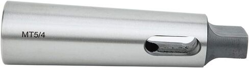 TANIQIACA Taper Reducing Adapter Drill Sleeve MT5 to MT4 - Silver, Engineered for High Hardness and Wear Resistance in Kuwait