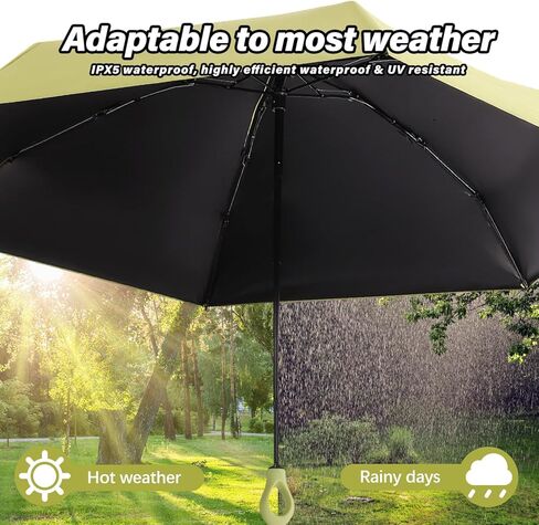 Folding Heart Handle Umbrella Compact Travel Manual Mini Umbrella for Sun Rain Use, Portable 6-Rib Design with UV Block Layer, Small Purse Size for Commuting Office Bag in Saudi Arabia