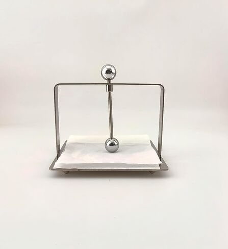 Newline NY Modern Table Napkin Holders 2-Pack Stainless Steel with Ball Shape Stopper Dual set Pack in Kuwait