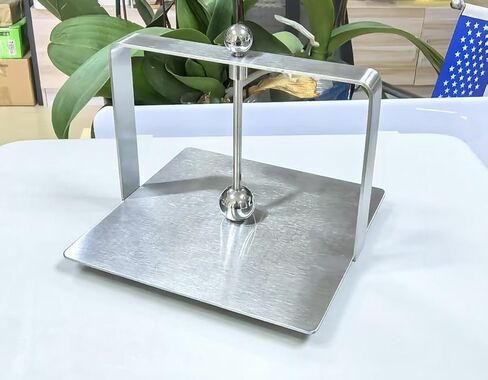 Newline NY Modern Table Napkin Holders 2-Pack Stainless Steel with Ball Shape Stopper Dual set Pack in Kuwait