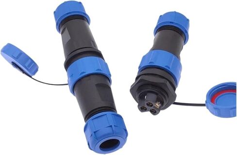SP21 waterproof connector, no soldering required, IP68 male/female, 7-pin, screw connection to SL21(SL21-7) in Kuwait