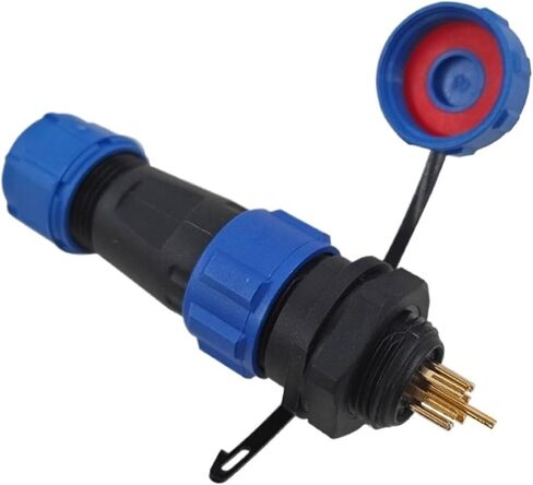 SP1310 SP1312 waterproof connector SP13 IP68 connector socket(PG7-5PIN) in Kuwait