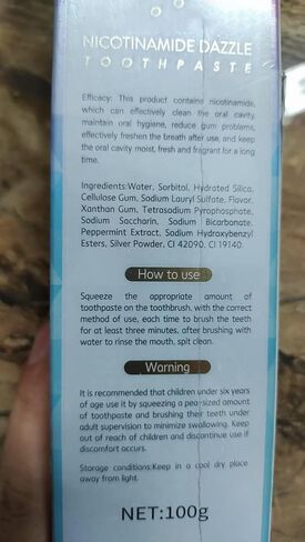 Toothpaste Niacinamide, Whitening Toothpaste Niacinamide, Niacinamide Intensive toothpastes, Fresh Breath Toothpastes, Remove Tooth Stains in Kuwait