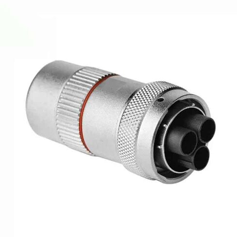 3Pin موصل سيارة الطاقة الجديدة العقص محطة غطاء ذيل معدني مستقيم ذكر التوصيل مع 3 محطات الإناث in Kuwait