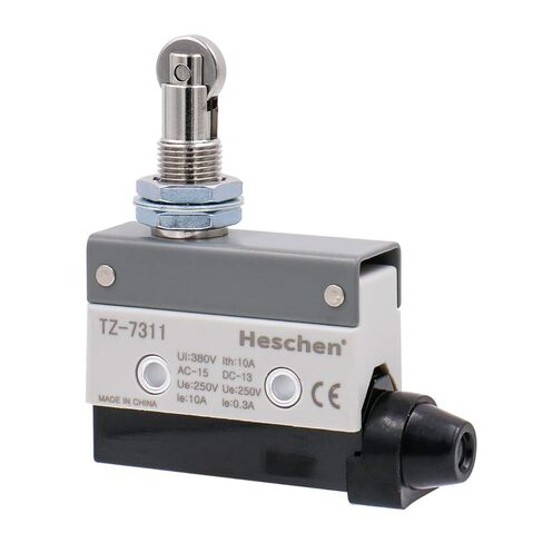 Heschen Horizontal limit switch TZ-7311 momentray parallel roller plunger actuator AC 380V 10A single pole in Kuwait