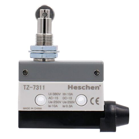 Heschen Horizontal limit switch TZ-7311 momentray parallel roller plunger actuator AC 380V 10A single pole in Kuwait