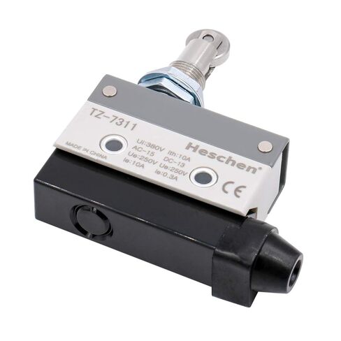 Heschen Horizontal limit switch TZ-7311 momentray parallel roller plunger actuator AC 380V 10A single pole in Kuwait