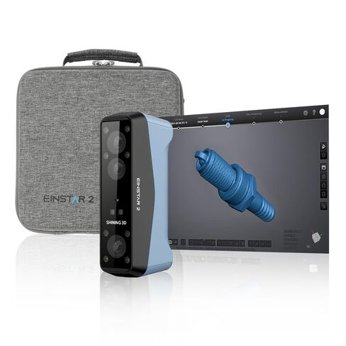 EINSTAR 2 Wireless 3D Scanner, 17 Parallel Blue Laser and Infrared Light, 0.05mm High Resolution, 90 FPS High Scanning Speed, Support 3D Printing, Reverse Engineering, Art and Design, AR/VR in Saudi Arabia