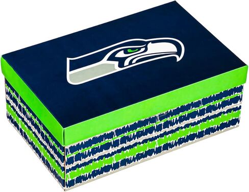 Team Sports America NFL Seattle Seahawks, Stemless 17 OZ Wine Glass & Beer Mug 16 OZ Gift Set with Box | Keeps Drinks Cold | Officially Licensed in Kuwait