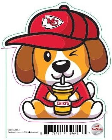 NFL San Francisco 49ers 3 Inch Anime Dog Sticker Decal in Kuwait