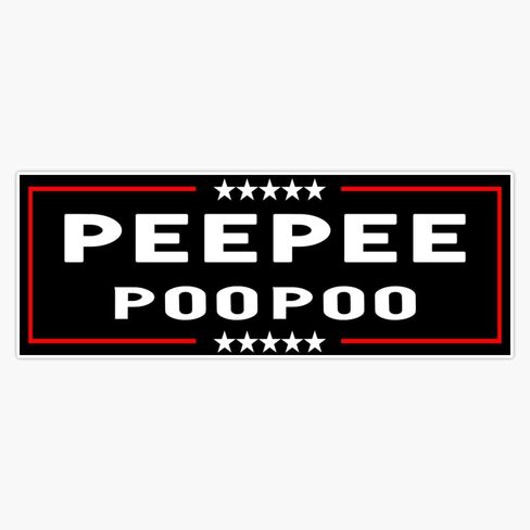 Peepee Poopoo الوفير 2024 ملصقات للسيارة متعددة الأشكال ملصق حائط من الفينيل‏ 5" in Kuwait