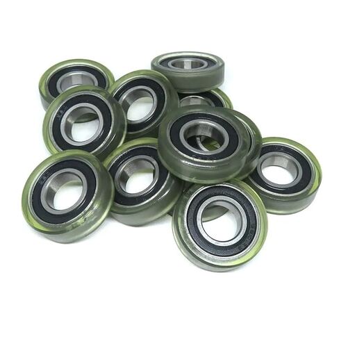12 * 28 * 8mm PU690128-8 Flat Guide Pulley Wheels Plastic Bearings 5Pcs in Kuwait