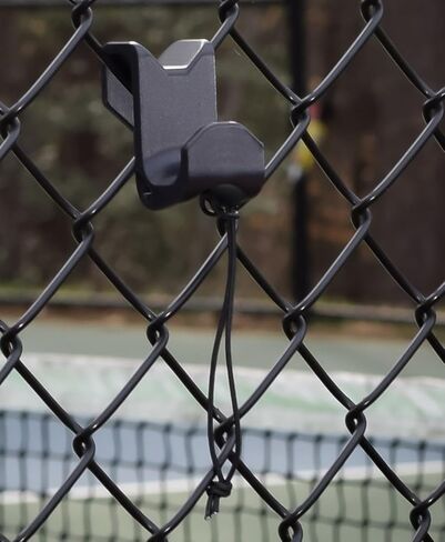Chain Link Fence Hook for Sports Bags with Paracord Lanyard – Heavy-Duty Fence Hanger for Baseball, Softball, Tennis & Pickleball Bags in Kuwait