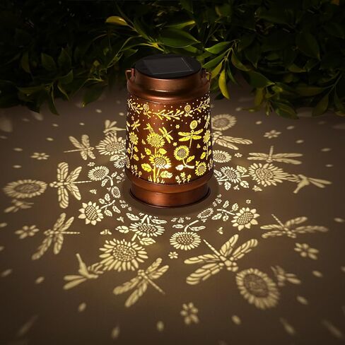Hummingbird Solar Lanterns Outdoor Waterproof,Garden Decor Metal Hanging Decorative Solar Lights,Mothers Day Gifts,Birthday Gifts for Women Mom Grandma，Gardening Gifts for Yard, Patio, Lawn, Tabletop in Kuwait