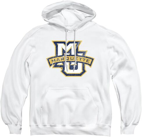 Marquette University Official Distressed Primary Unisex Adult Pull-Over Hoodie in Kuwait