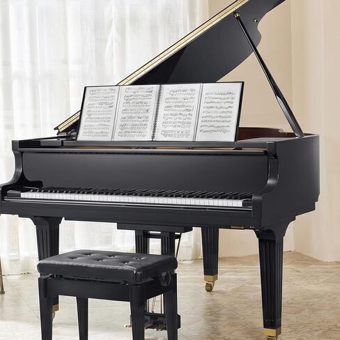 4 Page Expand Sheet Music Folder, 60 Pockets Music Binder for 8.5 x 11 Letter Size, Write Directly on Pages for Piano, Choir & Band in Kuwait